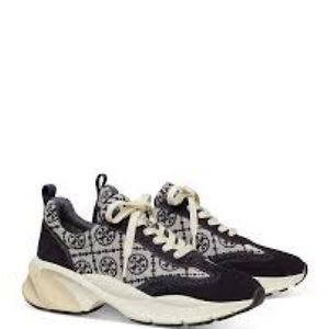 TORY BURCH T MONOGRAM GOOD LUCK TRAINER.